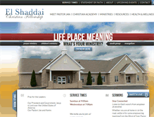 Tablet Screenshot of elshaddaicf.com